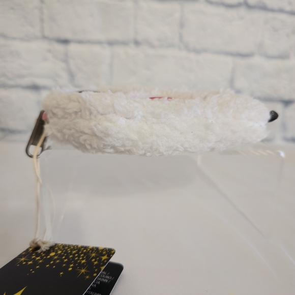 Loungefly Pua Moana Pig Sidekick Fuzzy Disney Princess Coin Pouch Wallet New - Picture 10 of 16